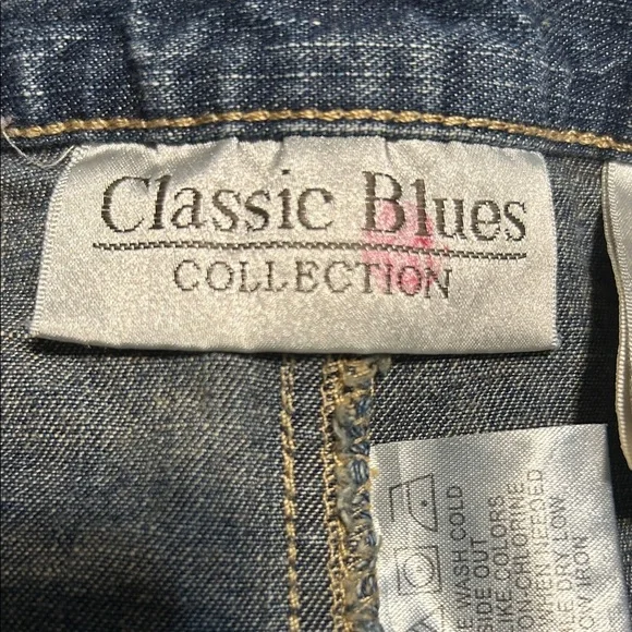 Classic Blues Dark Blue Denim Skirt No Split - Picture 2 of 8